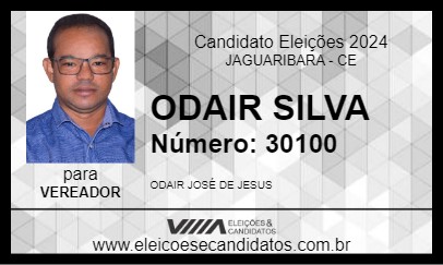 Candidato ODAIR SILVA 2024 - JAGUARIBARA - Eleições