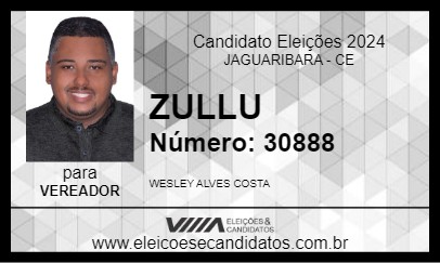 Candidato ZULLU 2024 - JAGUARIBARA - Eleições