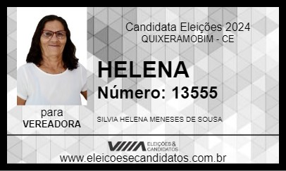 Candidato HELENA 2024 - QUIXERAMOBIM - Eleições