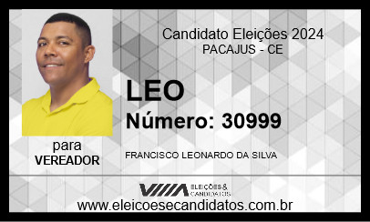 Candidato LEO 2024 - PACAJUS - Eleições