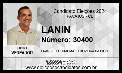 Candidato LANIN 2024 - PACAJUS - Eleições