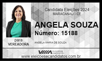 Candidato ANGELA SOUZA 2024 - MARACANAÚ - Eleições