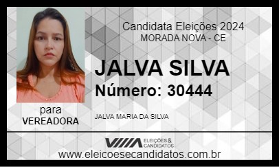 Candidato JALVA SILVA 2024 - MORADA NOVA - Eleições