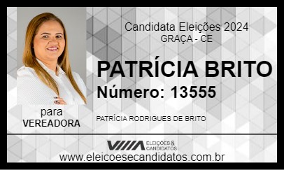 Candidato PATRÍCIA BRITO 2024 - GRAÇA - Eleições