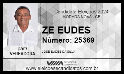 Candidato ZE EUDES 2024 - MORADA NOVA - Eleições