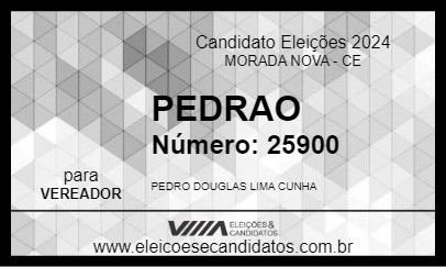 Candidato PEDRAO 2024 - MORADA NOVA - Eleições