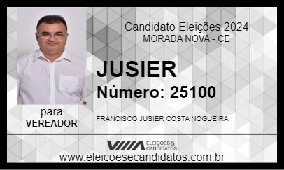 Candidato JUSIER 2024 - MORADA NOVA - Eleições