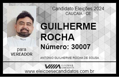 Candidato GUILHERME ROCHA 2024 - CAUCAIA - Eleições