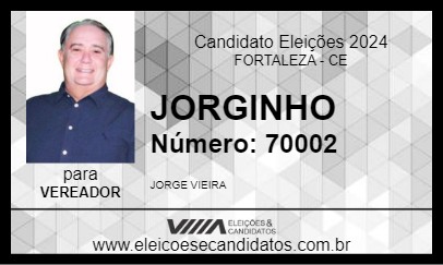 Candidato JORGINHO 2024 - FORTALEZA - Eleições