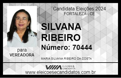 Candidato SILVANA RIBEIRO 2024 - FORTALEZA - Eleições