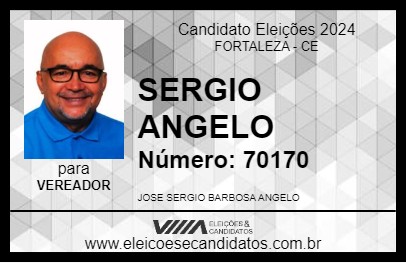 Candidato SERGIO ANGELO 2024 - FORTALEZA - Eleições