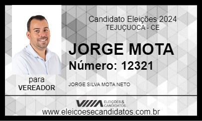 Candidato JORGE MOTA 2024 - TEJUÇUOCA - Eleições