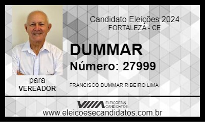 Candidato DUMMAR 2024 - FORTALEZA - Eleições