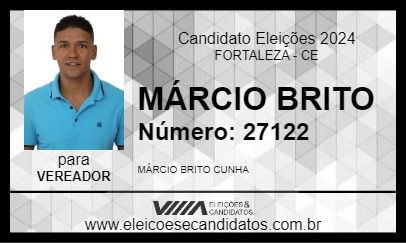 Candidato MÁRCIO BRITO 2024 - FORTALEZA - Eleições