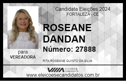 Candidato ROSEANE DANDAN 2024 - FORTALEZA - Eleições