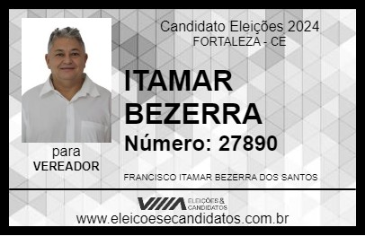 Candidato ITAMAR BEZERRA 2024 - FORTALEZA - Eleições