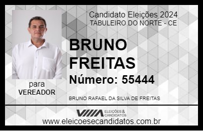 Candidato BRUNO FREITAS 2024 - TABULEIRO DO NORTE - Eleições