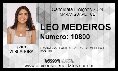 Candidato LEO MEDEIROS 2024 - MARANGUAPE - Eleições