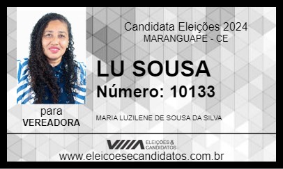 Candidato LU SOUSA 2024 - MARANGUAPE - Eleições