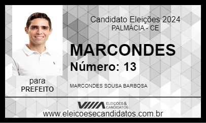 Candidato MARCONDES 2024 - PALMÁCIA - Eleições