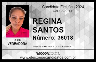 Candidato REGINA SANTOS 2024 - CAUCAIA - Eleições