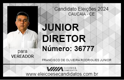 Candidato JUNIOR DIRETOR 2024 - CAUCAIA - Eleições