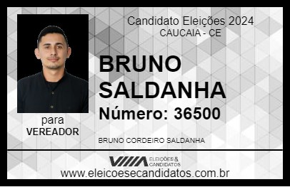 Candidato BRUNO SALDANHA 2024 - CAUCAIA - Eleições