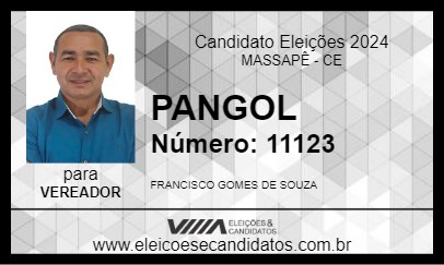 Candidato PANGOL 2024 - MASSAPÊ - Eleições