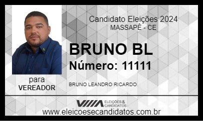 Candidato BRUNO BL 2024 - MASSAPÊ - Eleições