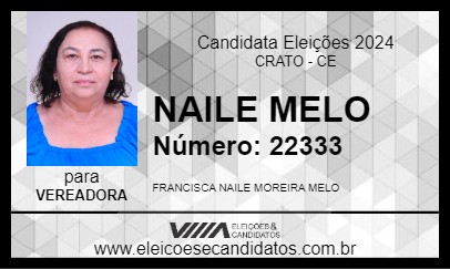 Candidato NAILE MELO 2024 - CRATO - Eleições