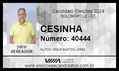 Candidato CESINHA 2024 - SOLONÓPOLE - Eleições