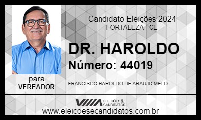 Candidato DR. HAROLDO 2024 - FORTALEZA - Eleições