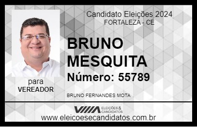 Candidato BRUNO MESQUITA 2024 - FORTALEZA - Eleições