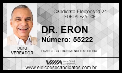 Candidato DR. ERON 2024 - FORTALEZA - Eleições