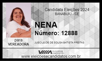 Candidato NENA 2024 - BANABUIÚ - Eleições