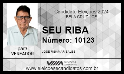 Candidato SEU RIBA 2024 - BELA CRUZ - Eleições