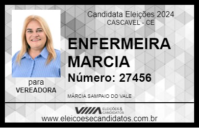 Candidato ENFERMEIRA MARCIA 2024 - CASCAVEL - Eleições