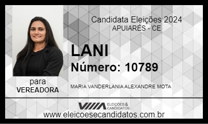 Candidato LANI 2024 - APUIARÉS - Eleições