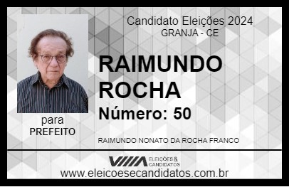 Candidato RAIMUNDO ROCHA 2024 - GRANJA - Eleições