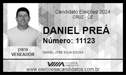 Candidato DANIEL PREÁ 2024 - CRUZ - Eleições