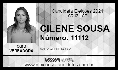 Candidato CILENE SOUSA 2024 - CRUZ - Eleições