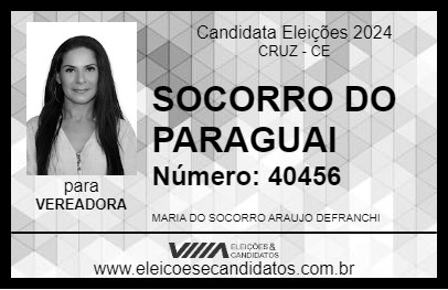 Candidato SOCORRO DO PARAGUAI 2024 - CRUZ - Eleições