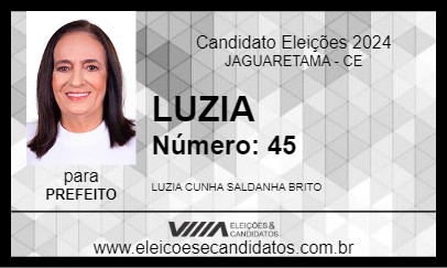 Candidato LUZIA 2024 - JAGUARETAMA - Eleições