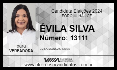 Candidato ÉVILA SILVA 2024 - FORQUILHA - Eleições