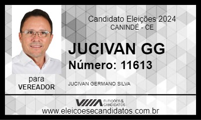 Candidato JUCIVAN GG 2024 - CANINDÉ - Eleições