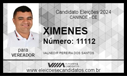 Candidato XIMENES 2024 - CANINDÉ - Eleições