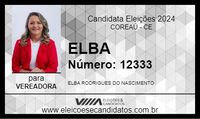 Candidato ELBA 2024 - COREAÚ - Eleições