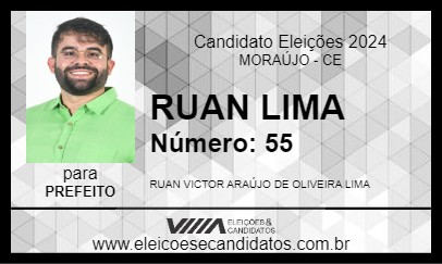 Candidato RUAN LIMA 2024 - MORAÚJO - Eleições