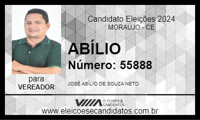 Candidato ABÍLIO 2024 - MORAÚJO - Eleições