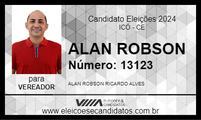 Candidato ALAN ROBSON 2024 - ICÓ - Eleições